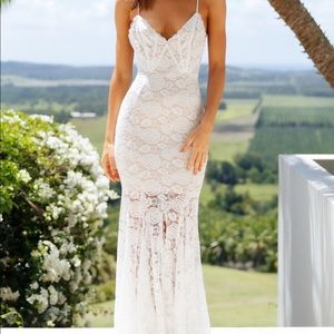 Instant Double Take Maxi Dress - White